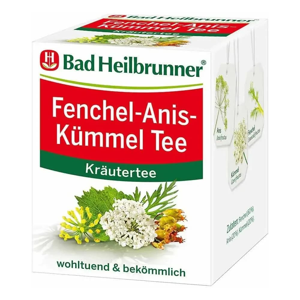 BAD Heilbrunner Fenchel-anis-kümmel Tee 8X2,0 g