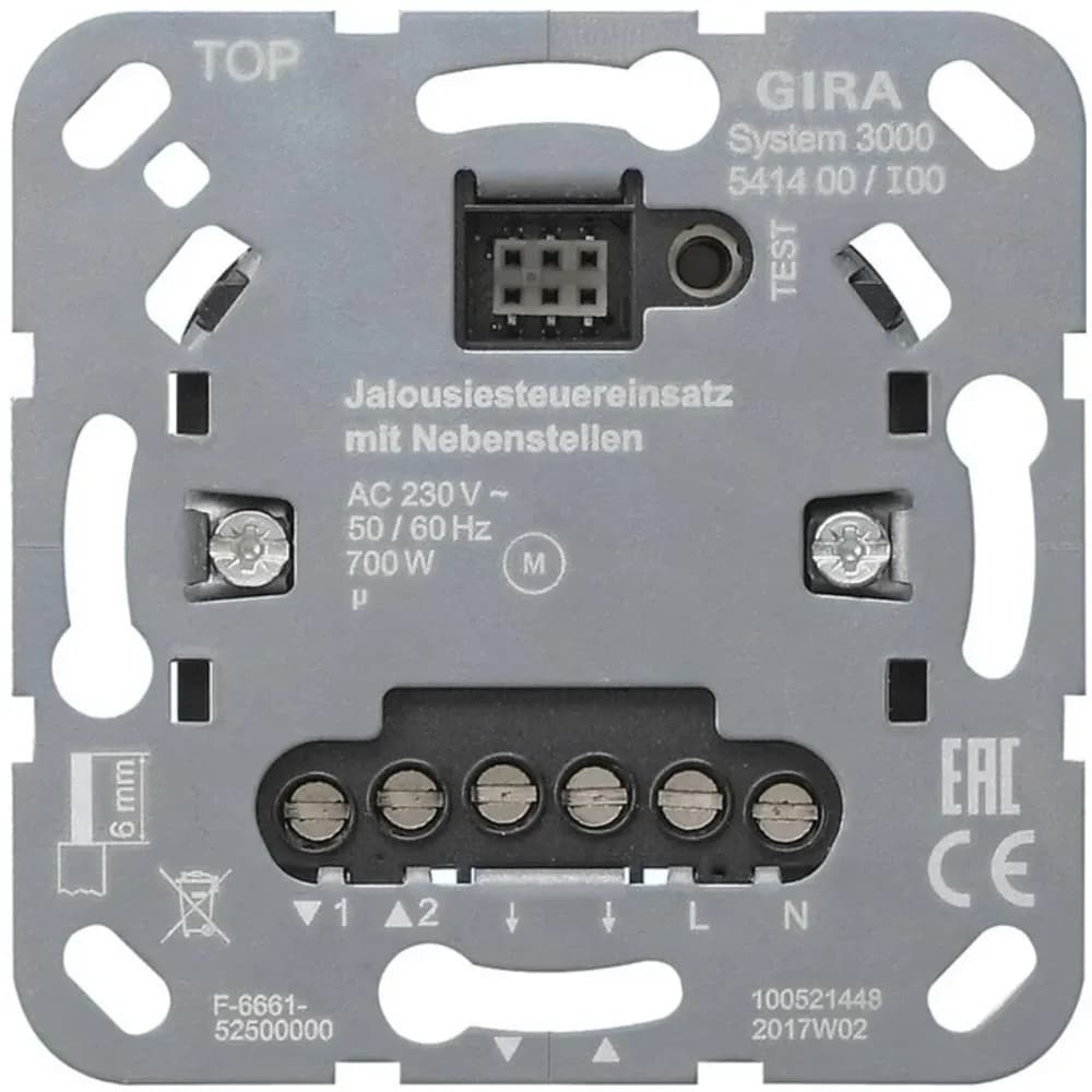Gira Jalousiesteuereinsatz 541400