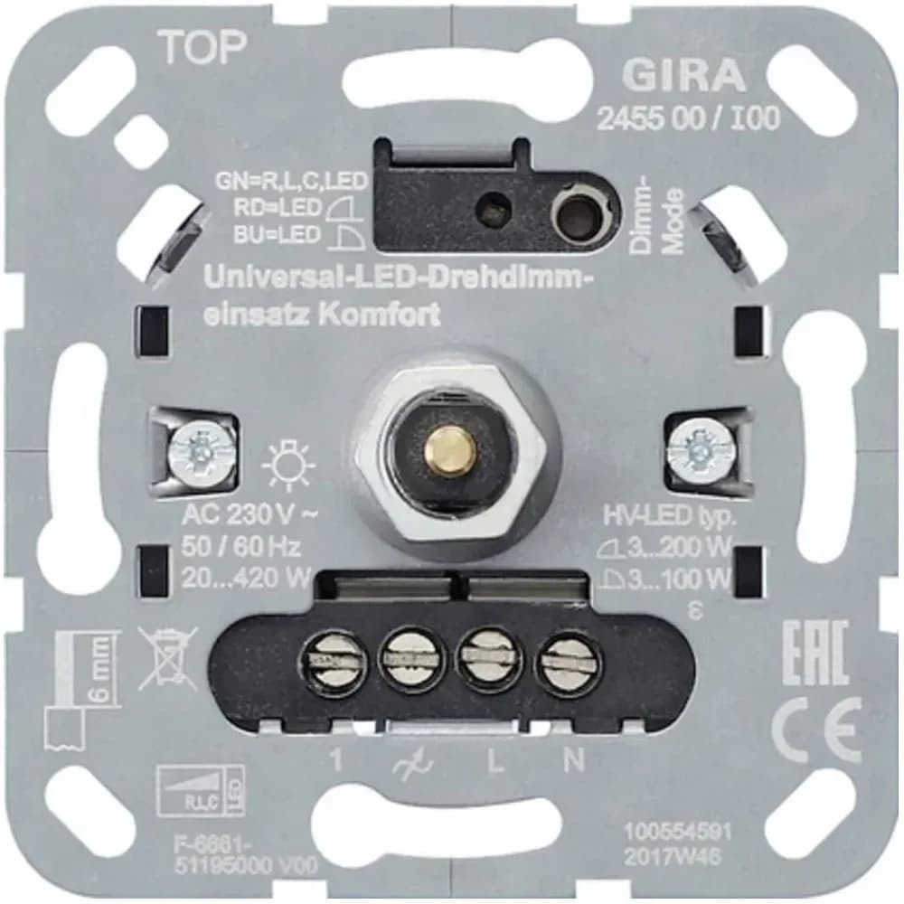 Gira LED-Univers.-Dimmereinsatz 245500