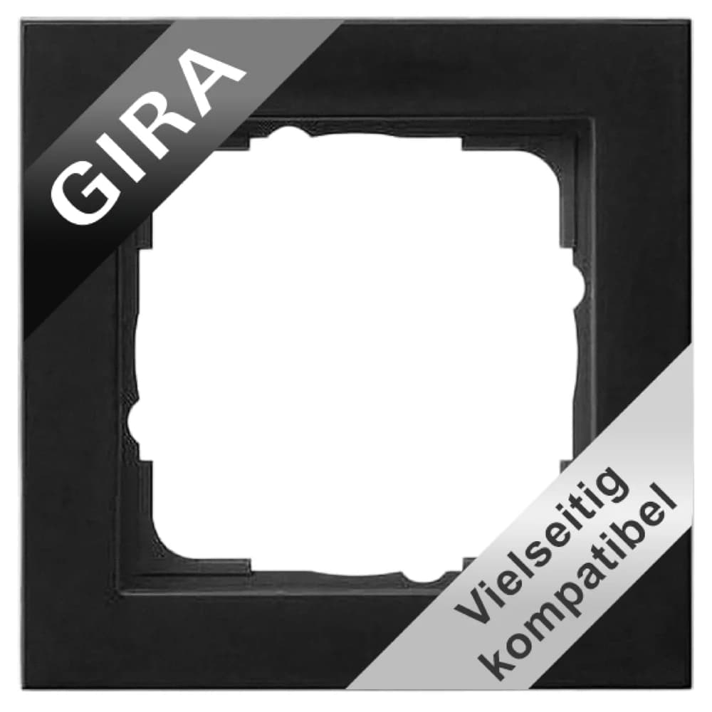 Gira Abdeckrahmen 1f. sw 021109