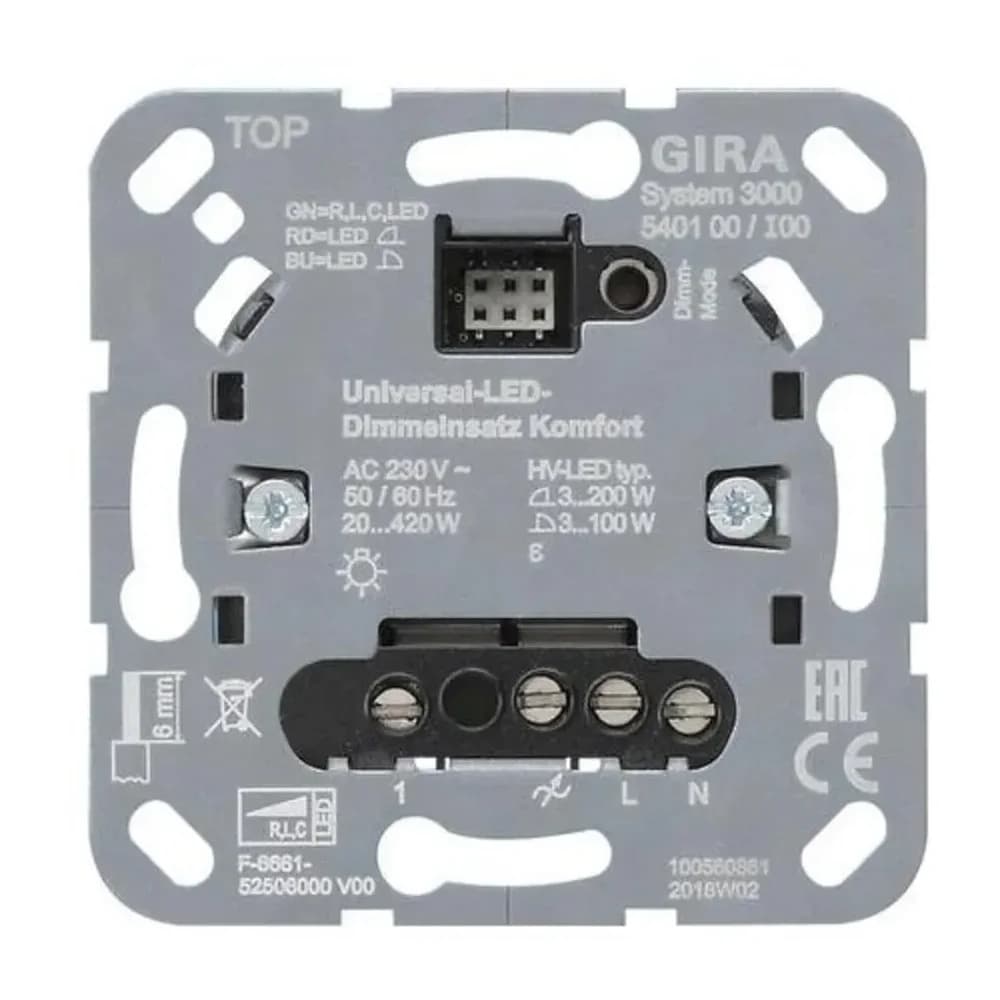Gira Uni-LED-Dimmeinsatz 540100