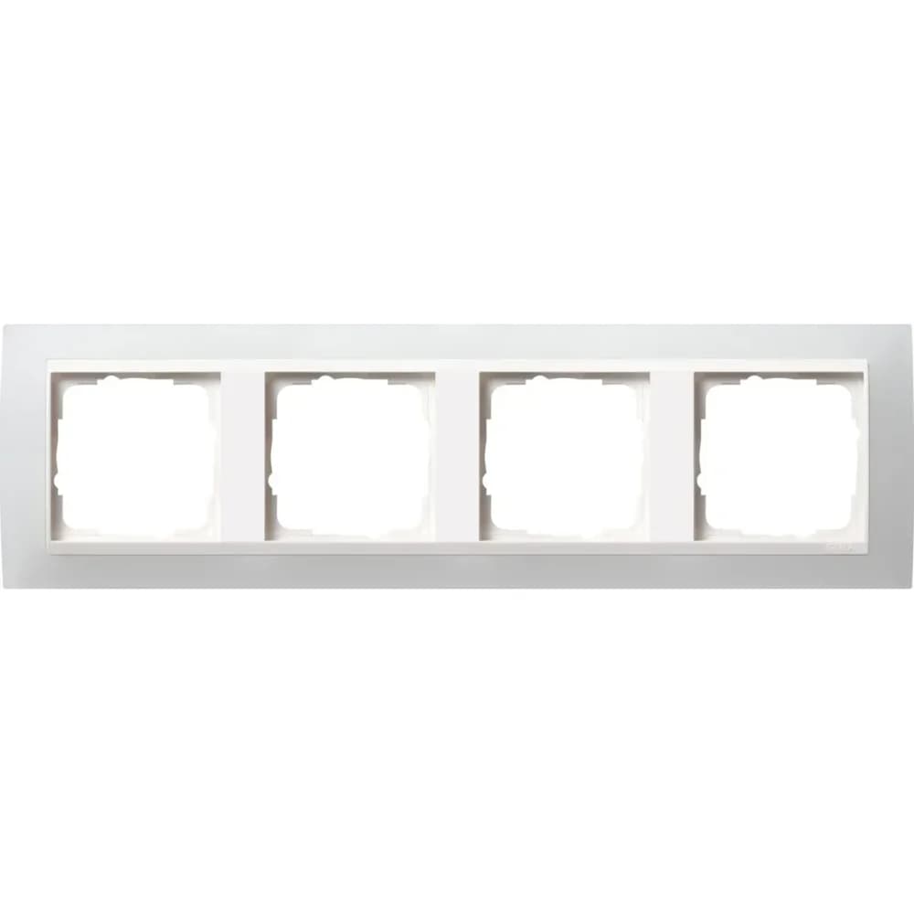 Gira Abdeckrahmen 4f.opak ws 0214334