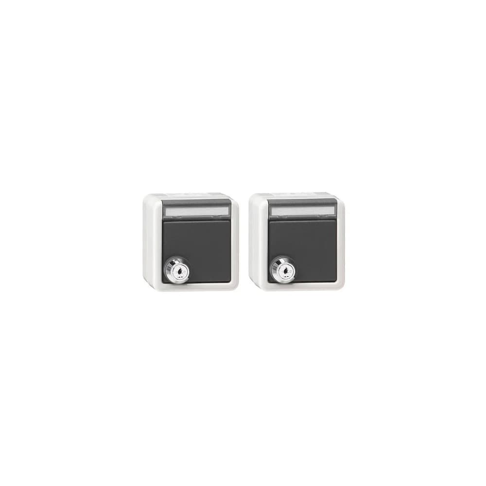 Gira Set 2x SCHUKO KD Schloss 456030