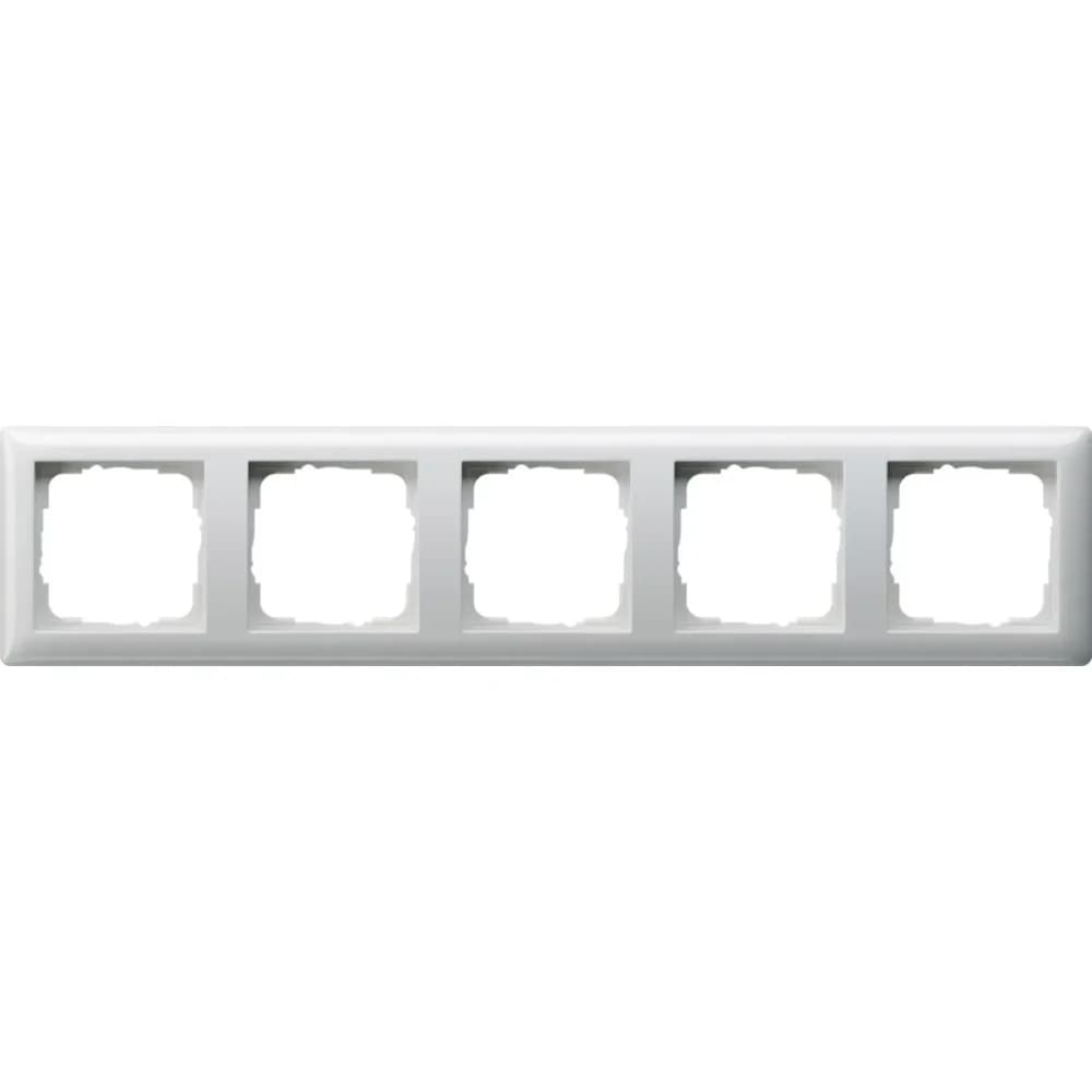 Gira Abdeckrahmen 5f. rws-gl 021503