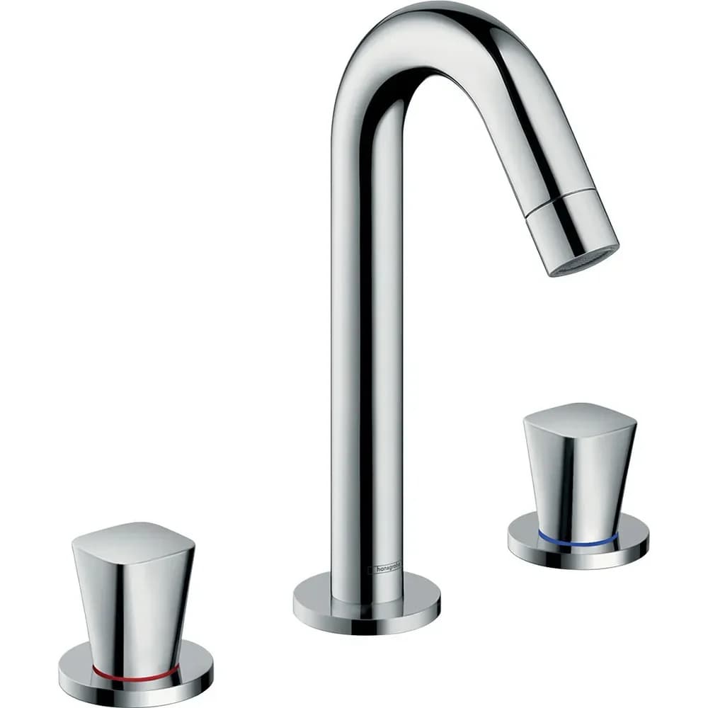 Hansgrohe Logis 3-Loch Waschtischarmatur Chrom - Silber
