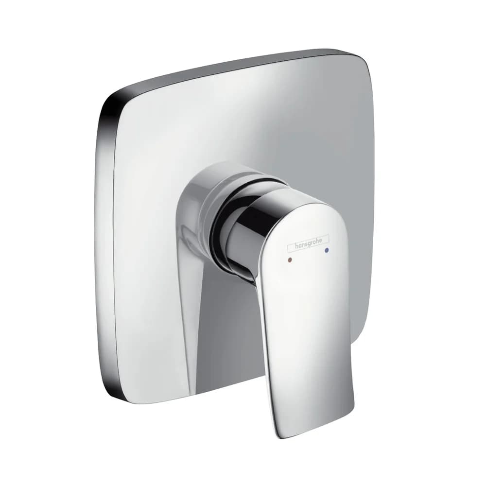 HANSGROHE Brausenmischer Unterputz Metri Fertigset eckig chrom