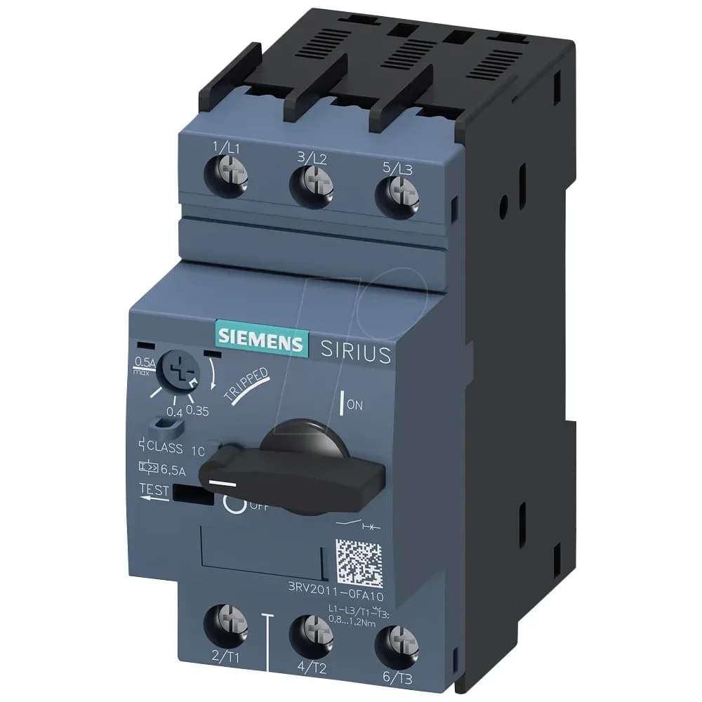 Siemens Motorschutzschalter 0,35-0,5 3RV2011-0FA10