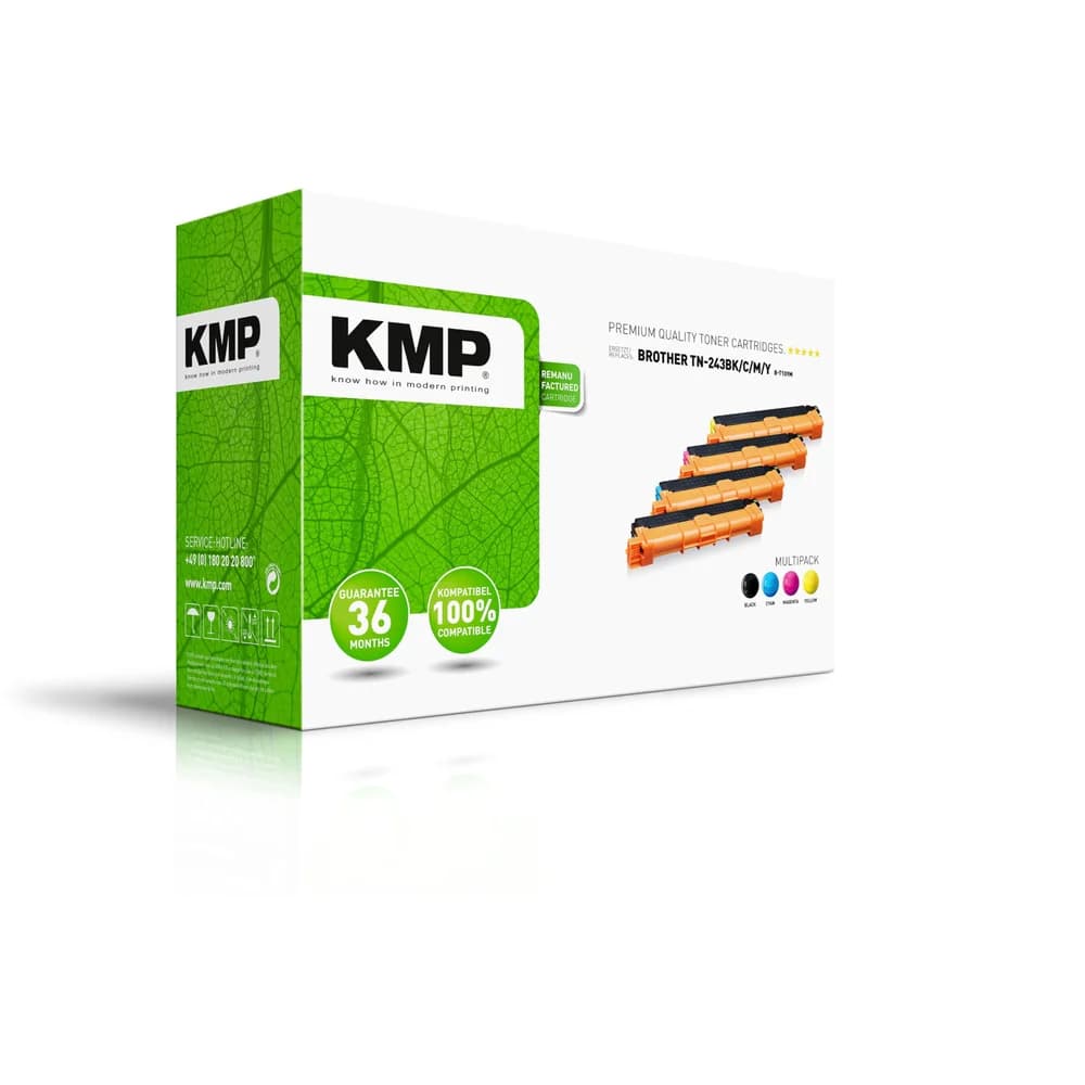 KMP Toner-Set ersetzt Brother »TN243BKCMY« schwarz