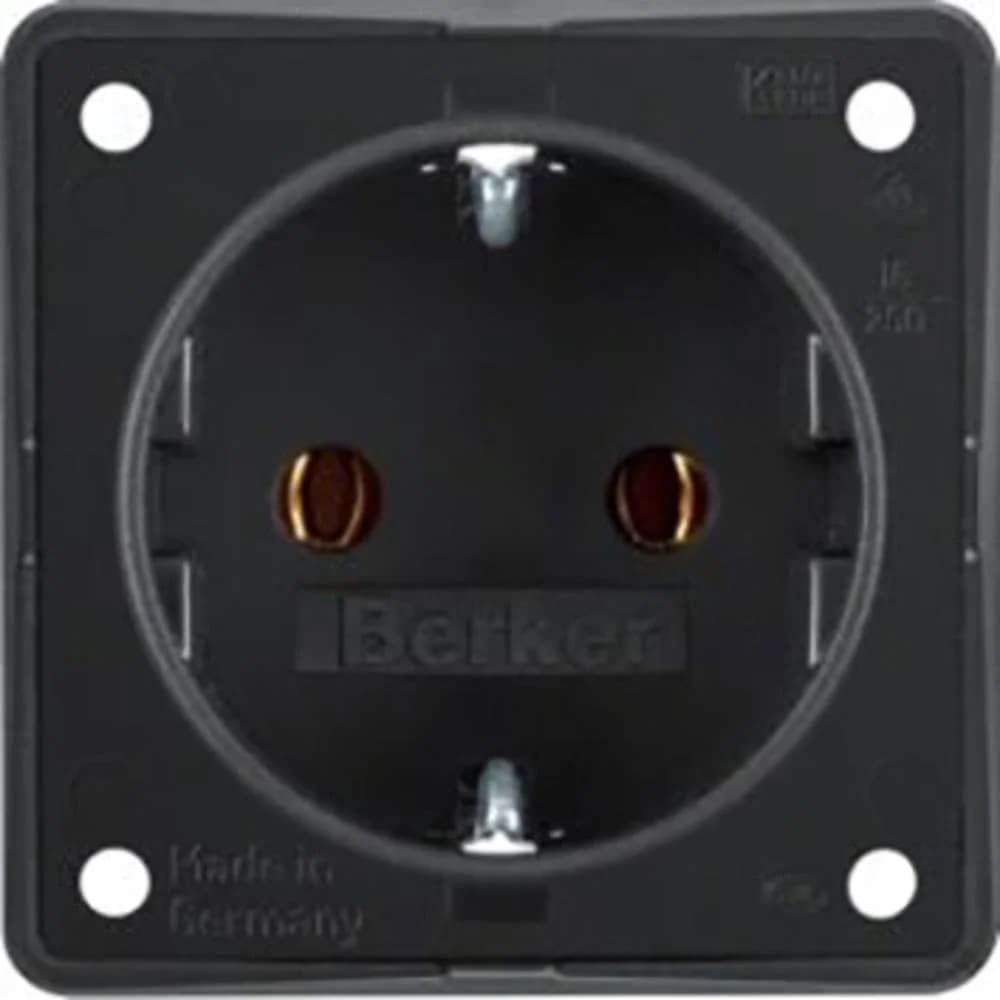 Berker SCHUKO-Steckdose sw 947782503