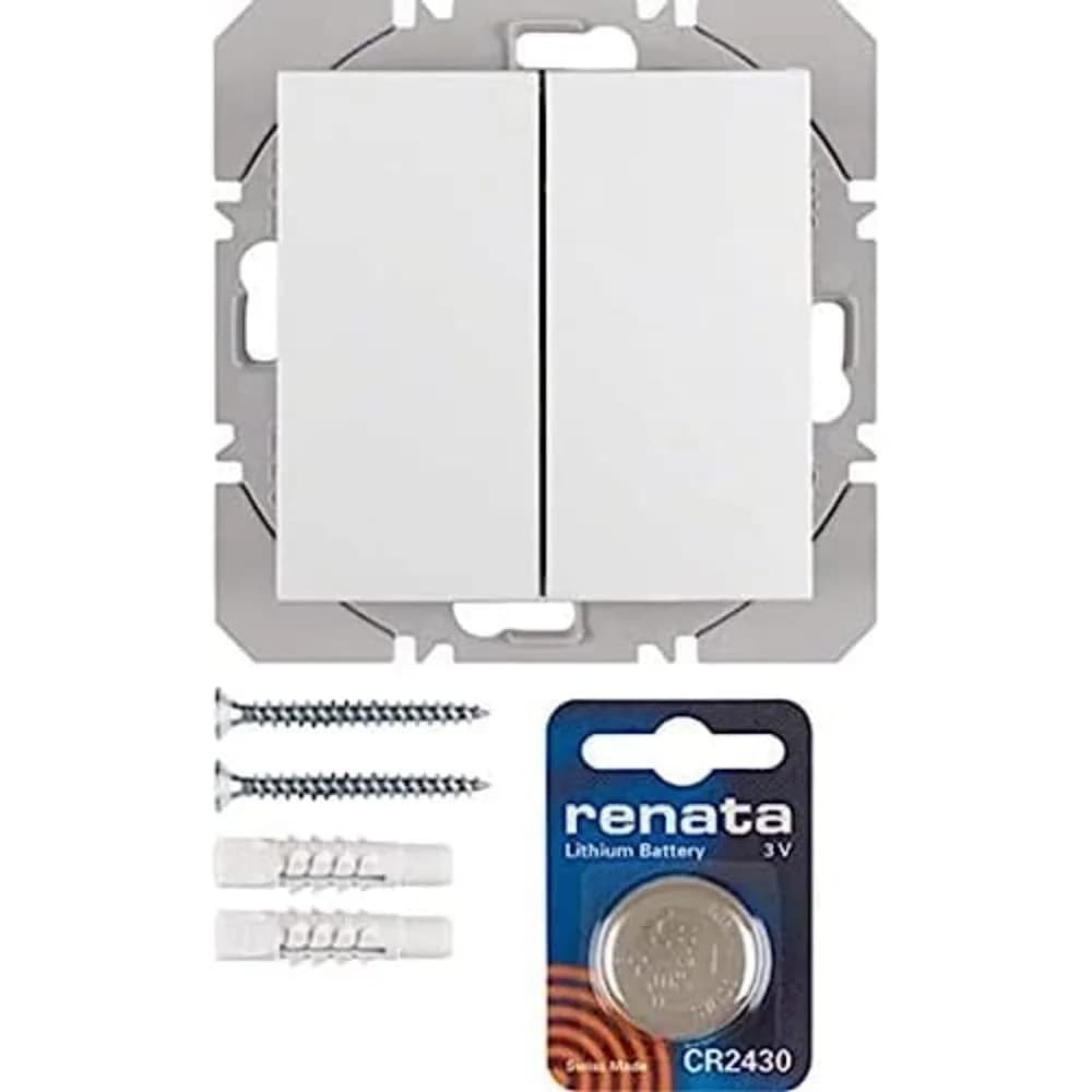 Berker KNX-Funk Wandsender 2fach 85656289