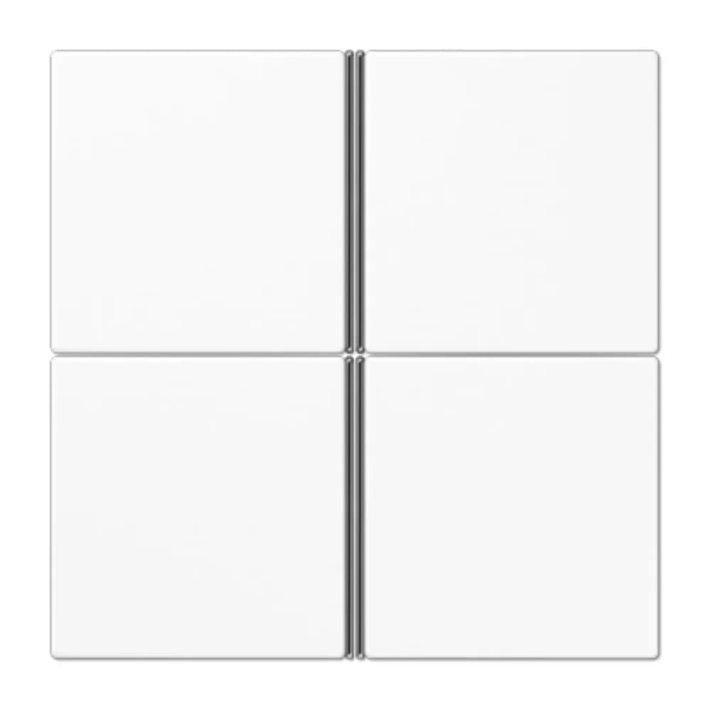 Jung Tastensatz LS 404 TSA 4fach weiss