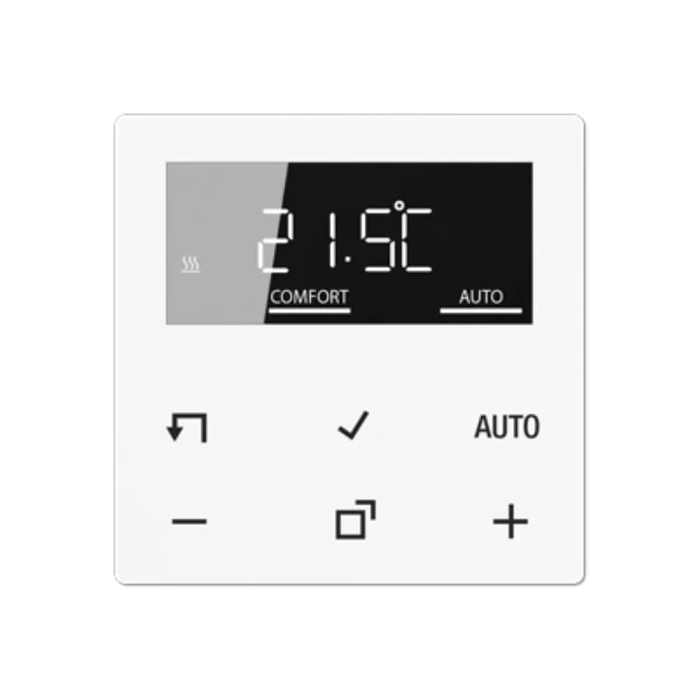 JUNG A1790DWW, Thermostat, Weiss