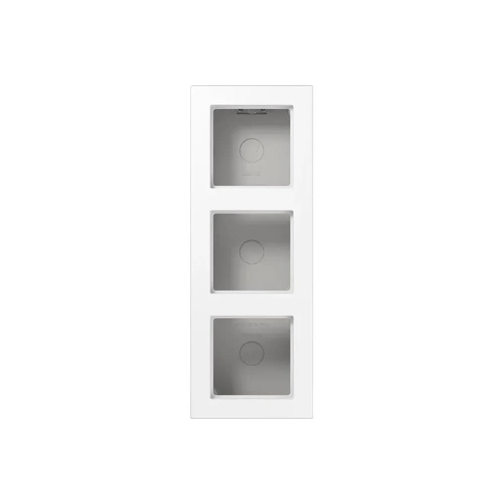 Jung Aufputz-Kappe 3fach A 5583 BF A WW