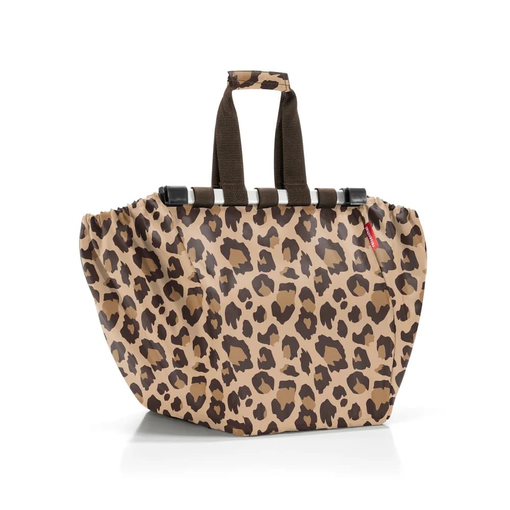 Easyshoppingbag, braun, Leopardenmuster