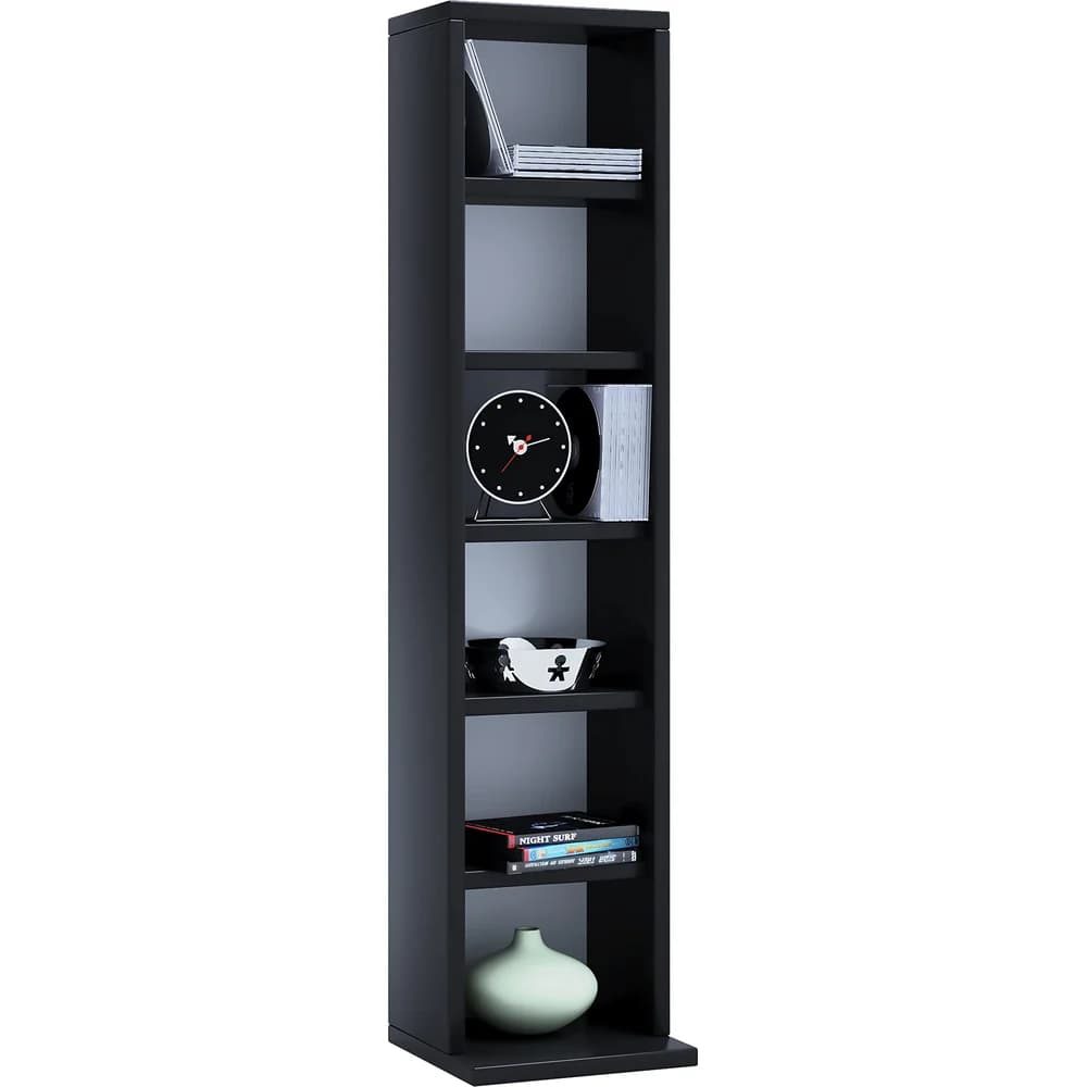 VCM Elementa Regal 6 Fächer schwarz.