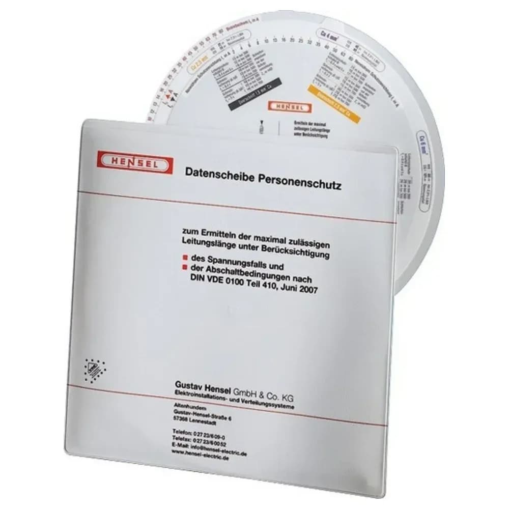Hensel Datenscheibe 4012591775010