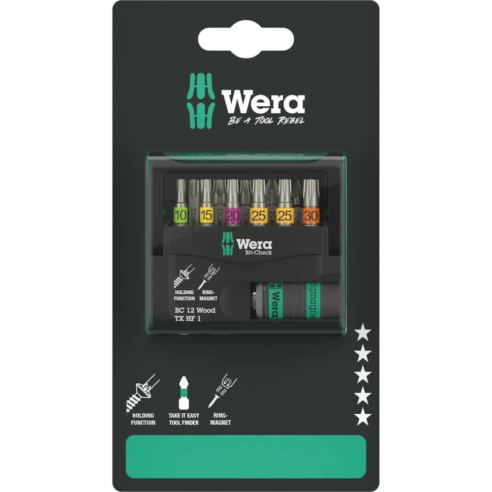 Wera Werk Bit-Check 6 Wood 05073639001
