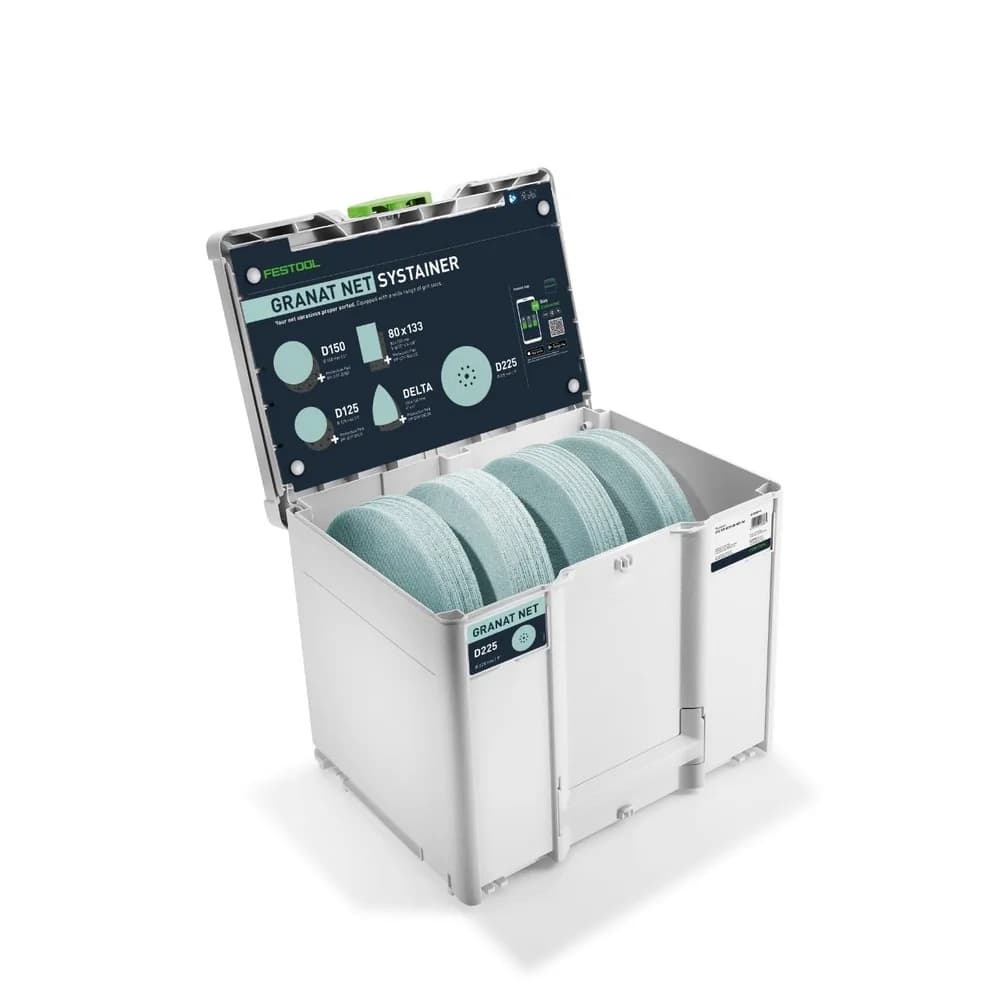 Festool Schleifmittel-Systainer3 Granat Net D225 GR NET SYS