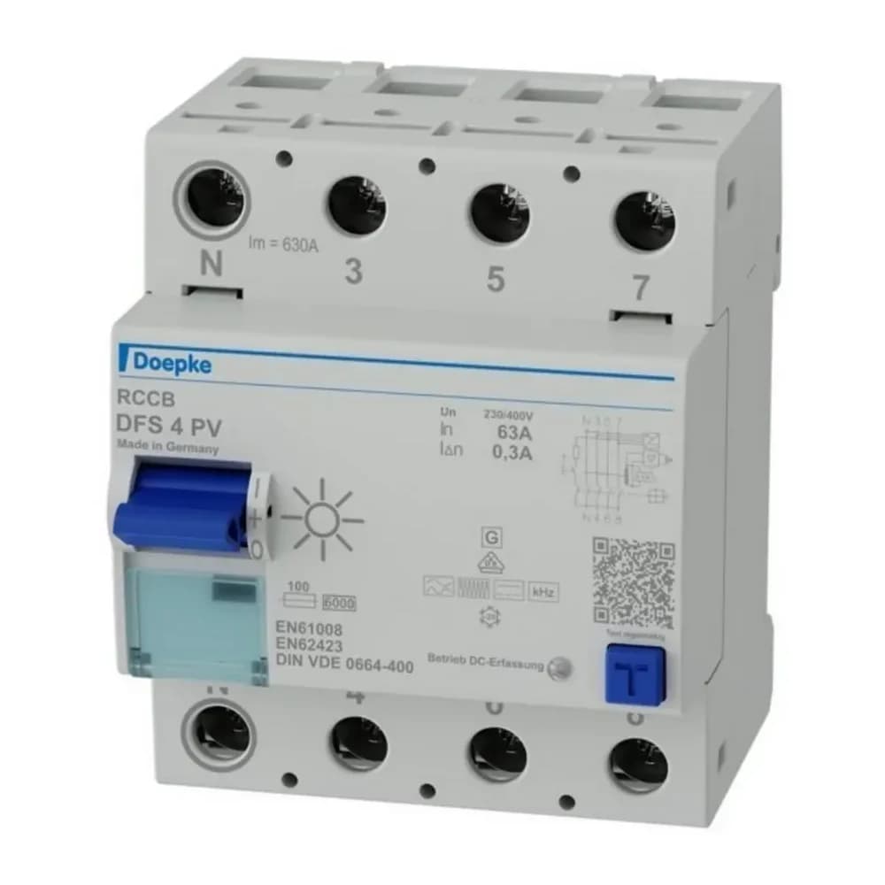Doepke FI-Schutzschalter DFS4 063-4/0,30-PV