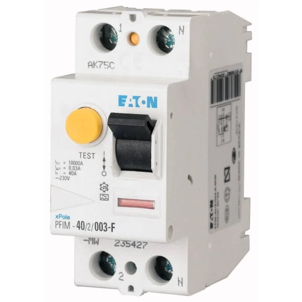 Eaton, Schutzschalter, FI Schutzschalter