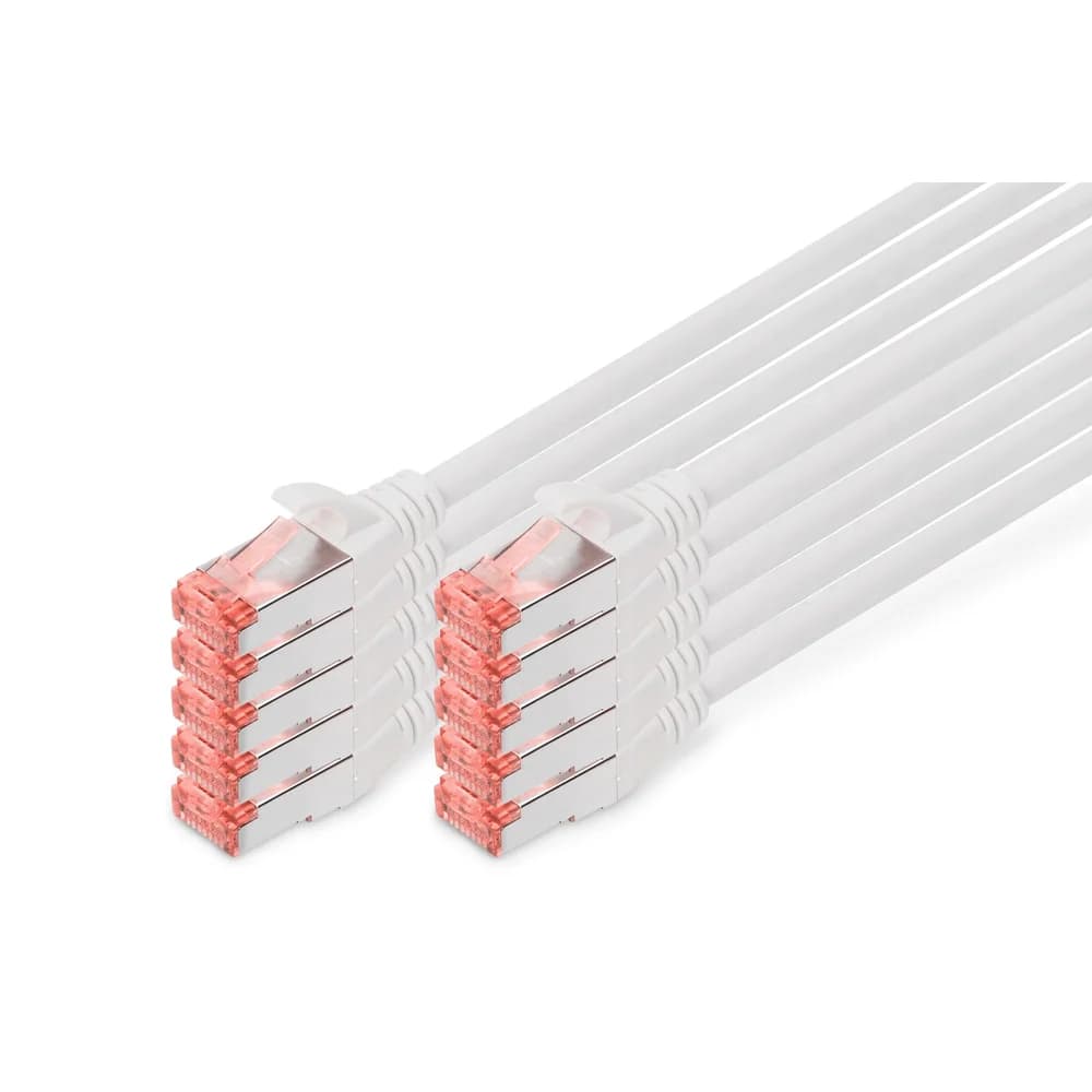Digitus CAT 6 S/FTP Patchkabel, 10 Stück