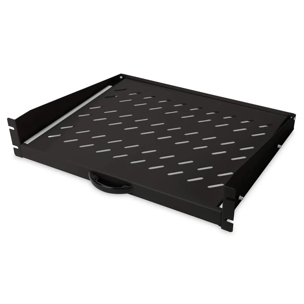 DIGI 19T2450SW - 19" Fachboden, 2HE, schwarz