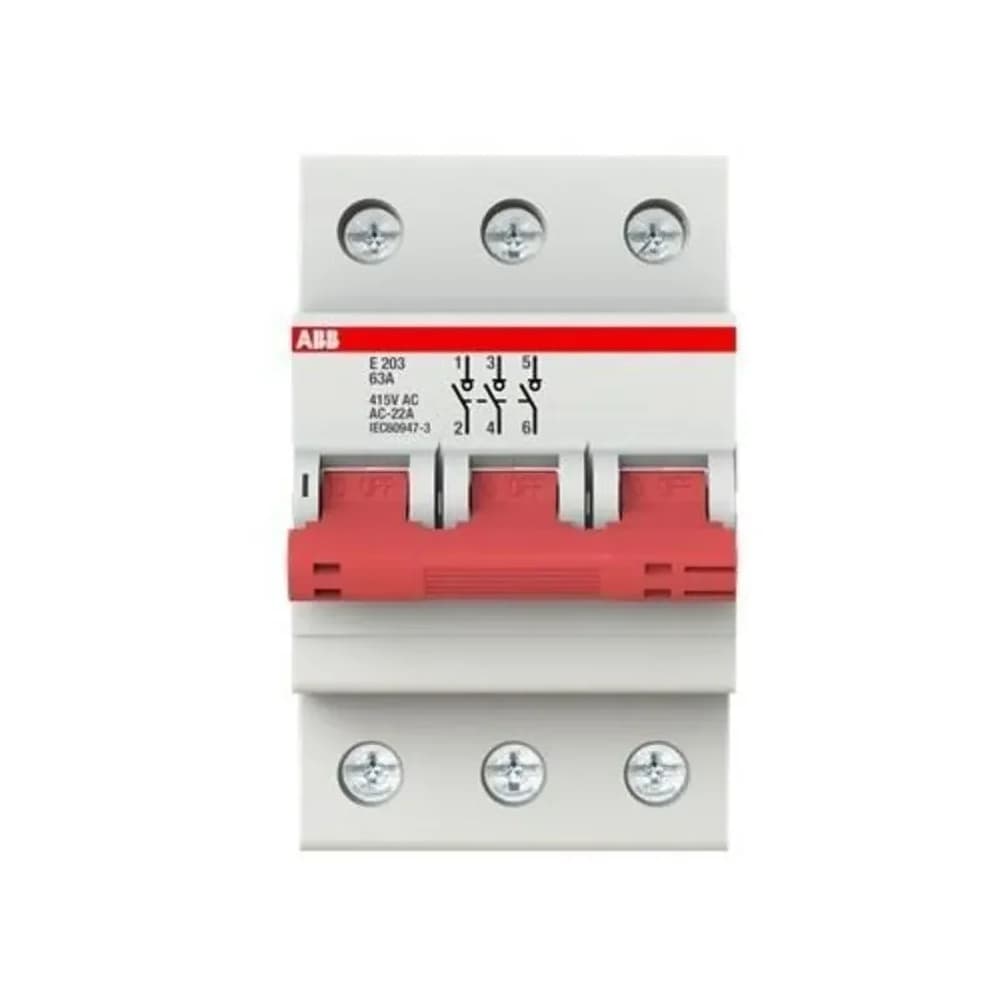 ABB Einbauschalter 400V,63A E203/63G