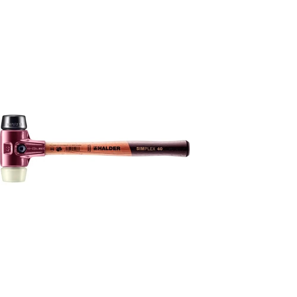 HALDER Schonhammer SIMPLEX 40mm Gummi/Nylon