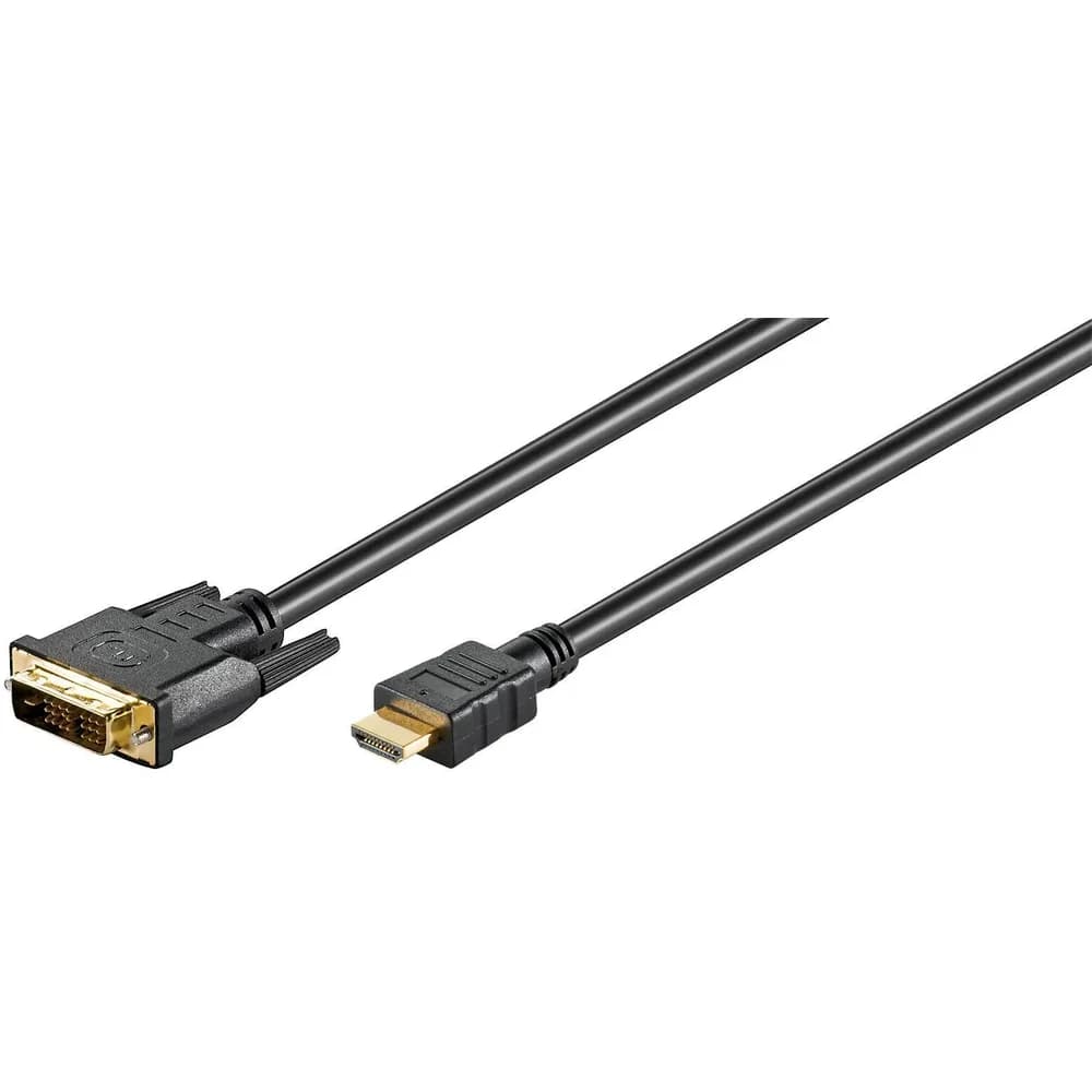 HDMI - DVI-D - 2m - Schwarz