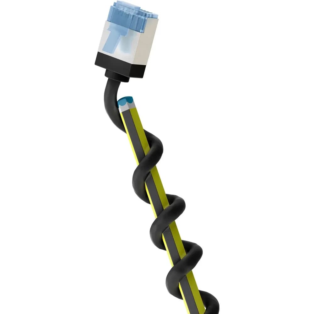goobay LAN-Kabel CAT6A 5m schwarz