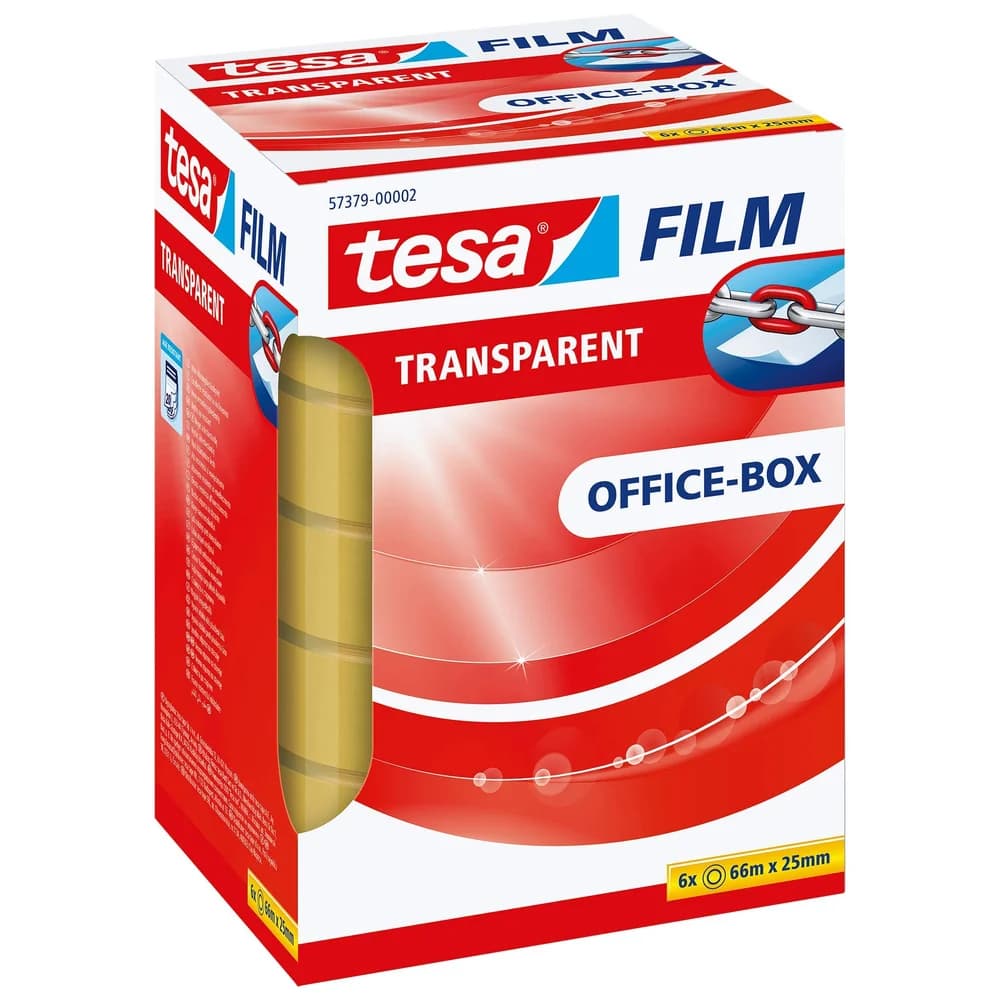 TESA 57379 66 m Transparent 6 Stück(e)