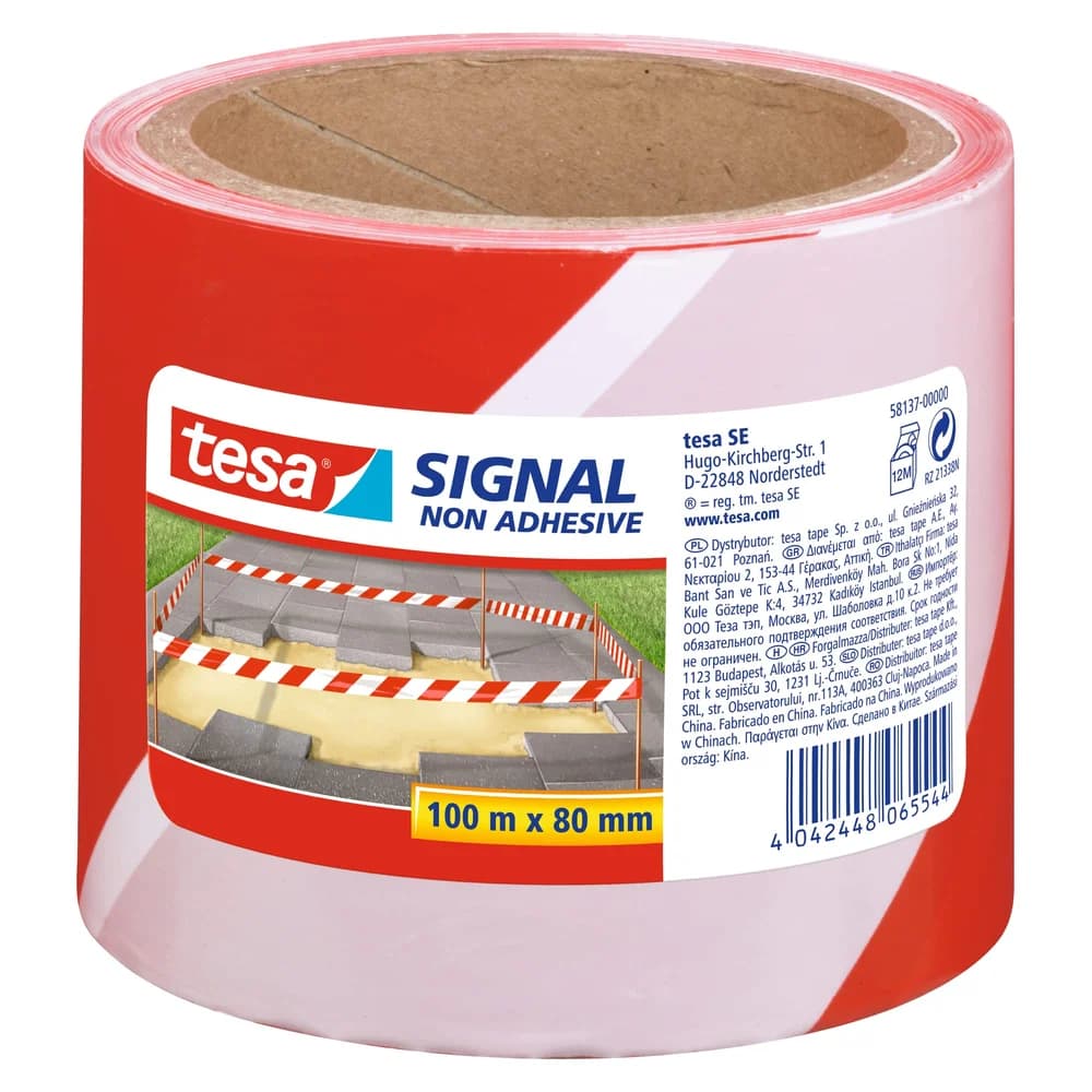 tesa Signalklebeband 80 mm x 100 m