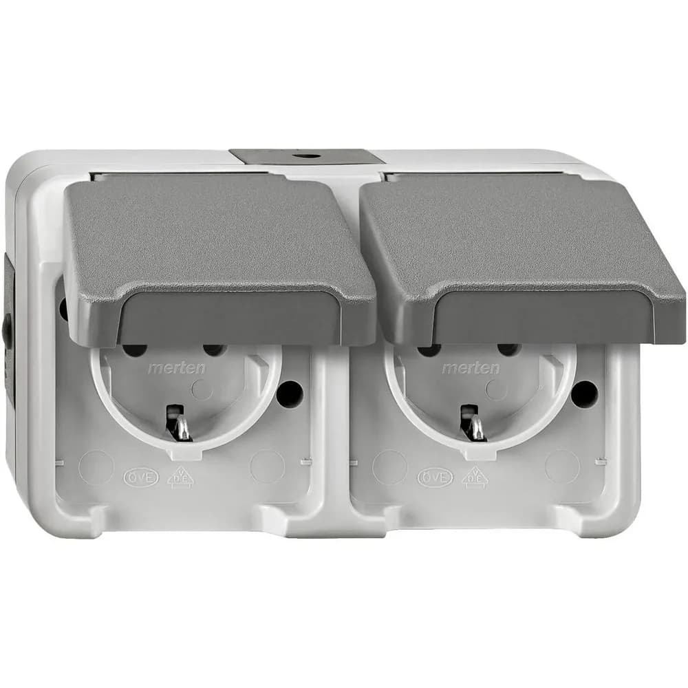 Merten, Steckdose, SCHUKO-Doppel-Steckdose
