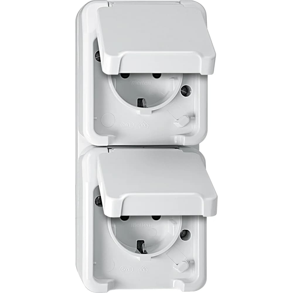 Merten, Steckdose, SCHUKO-Doppel-Steckdose