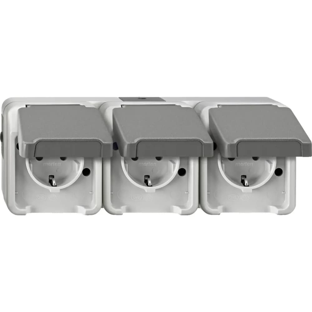 Merten, Steckdose, SCHUKO-Dreifach-Steckdose
