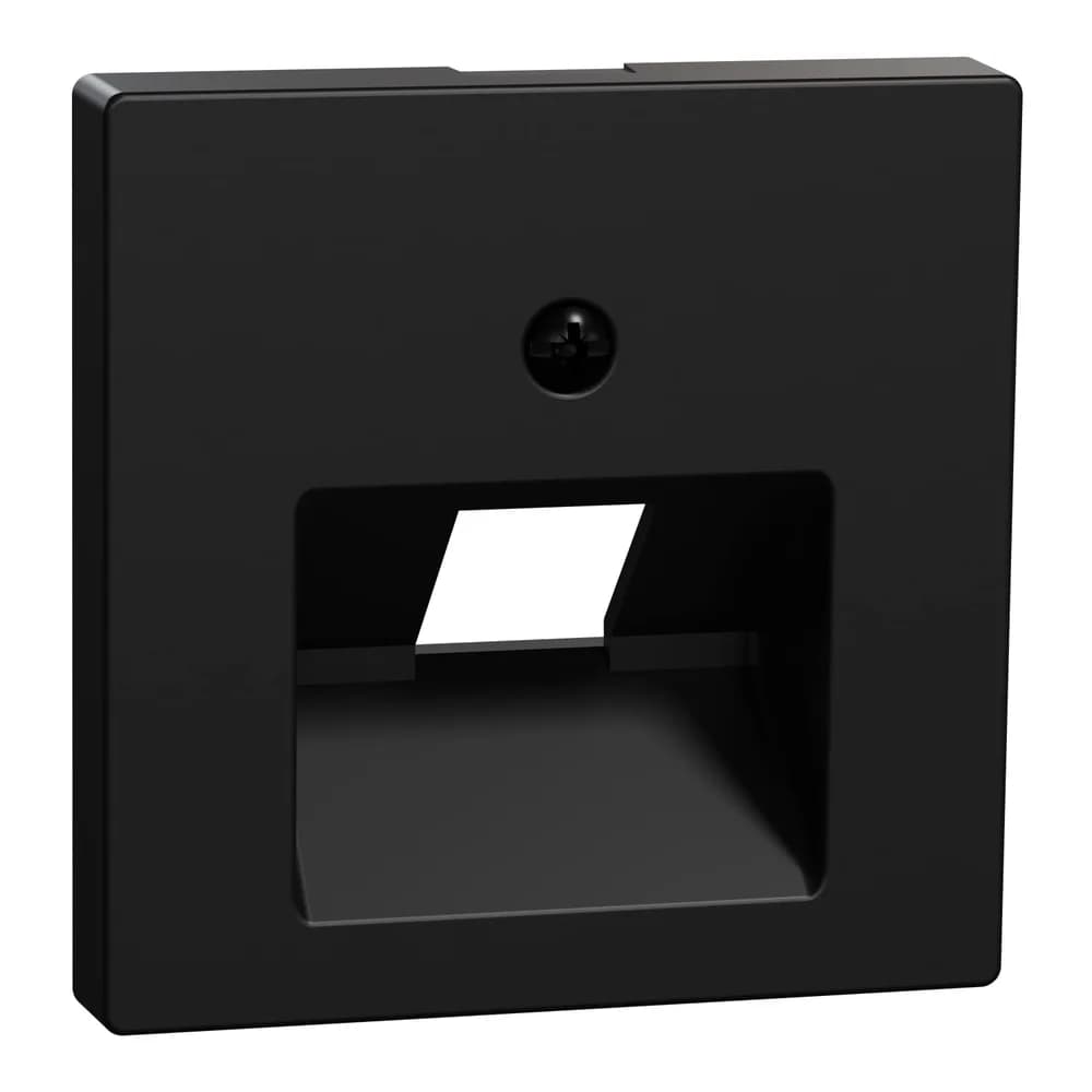 Merten Zentralplatte 1f sw matt MEG4521-0403
