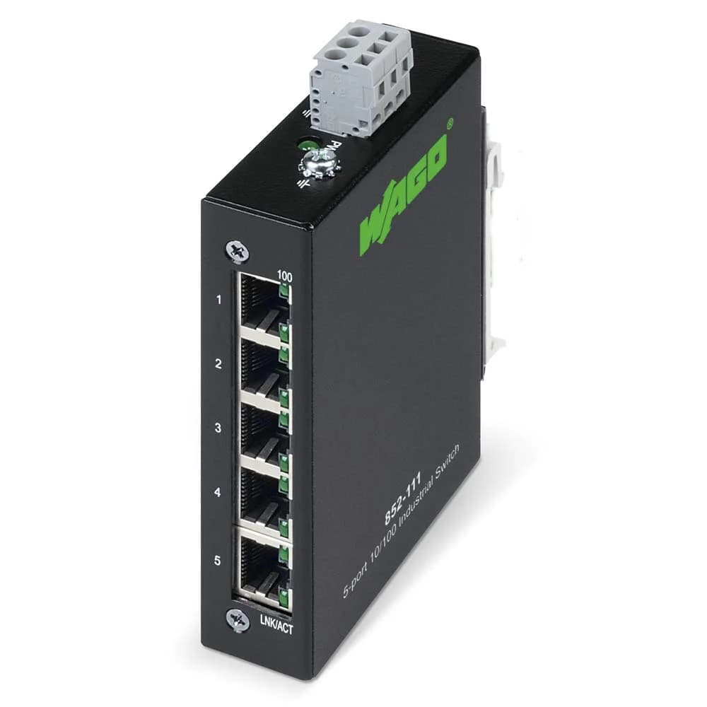 WAGO 5-Port 852-111 Netzwerk-Switch