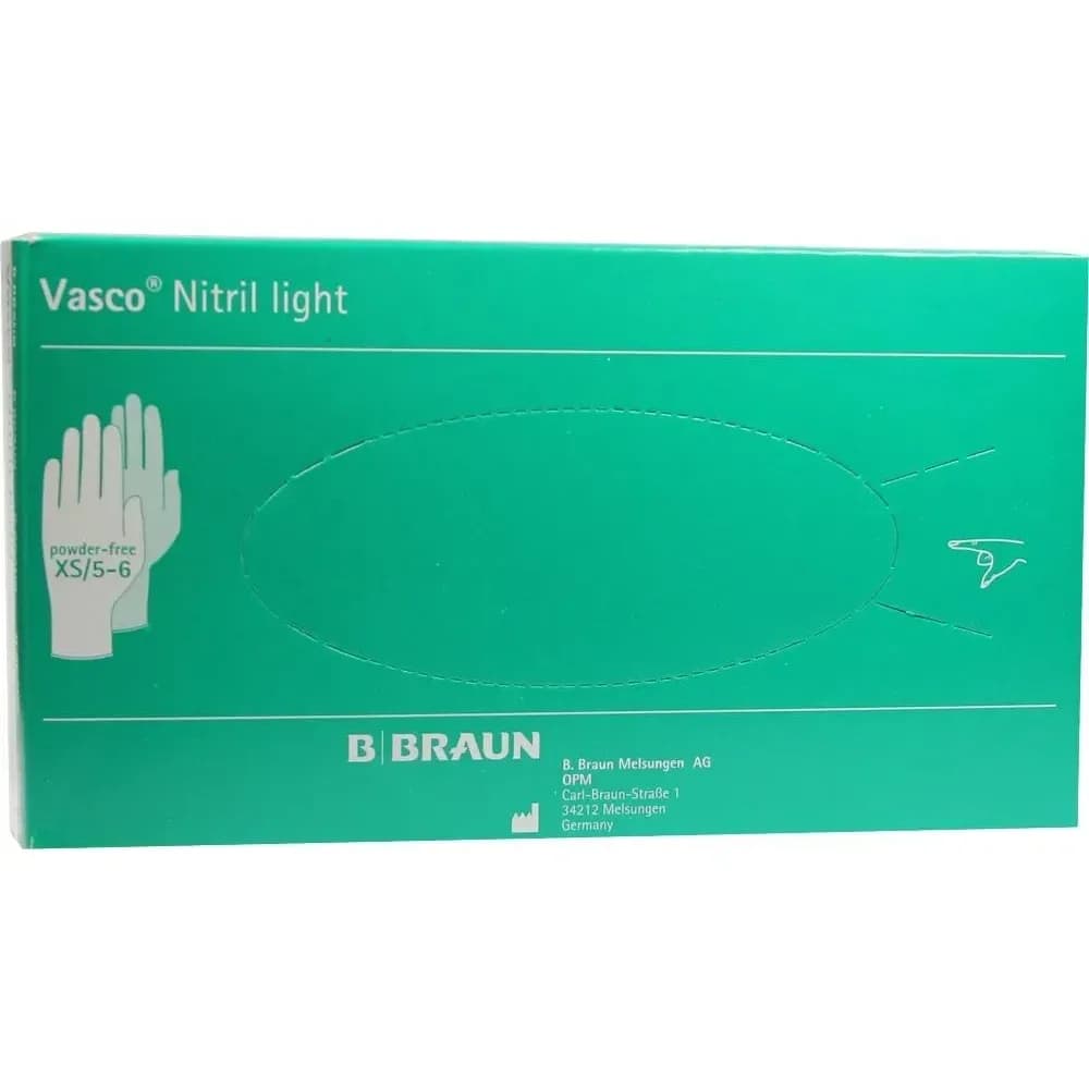 Vasco Nitril light Untersuchungshandschuhe Größe xs