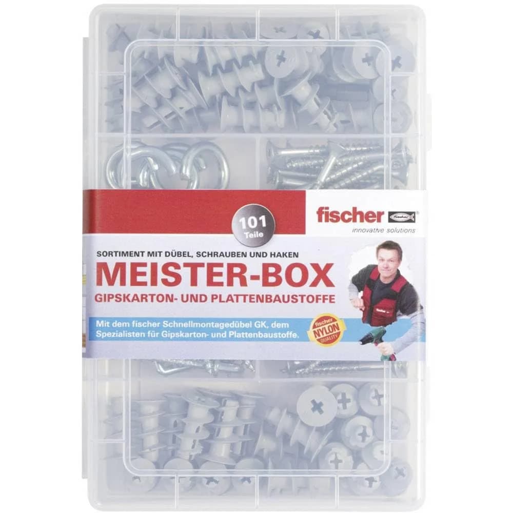 FISCHER Meister-Box GK+Schraube+Haken