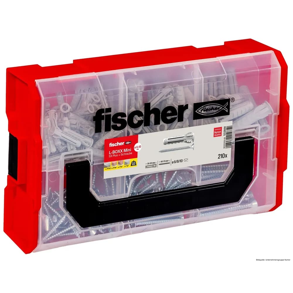 Fischer FIXtainer - SX-Dübel u Schr.-Box (210)