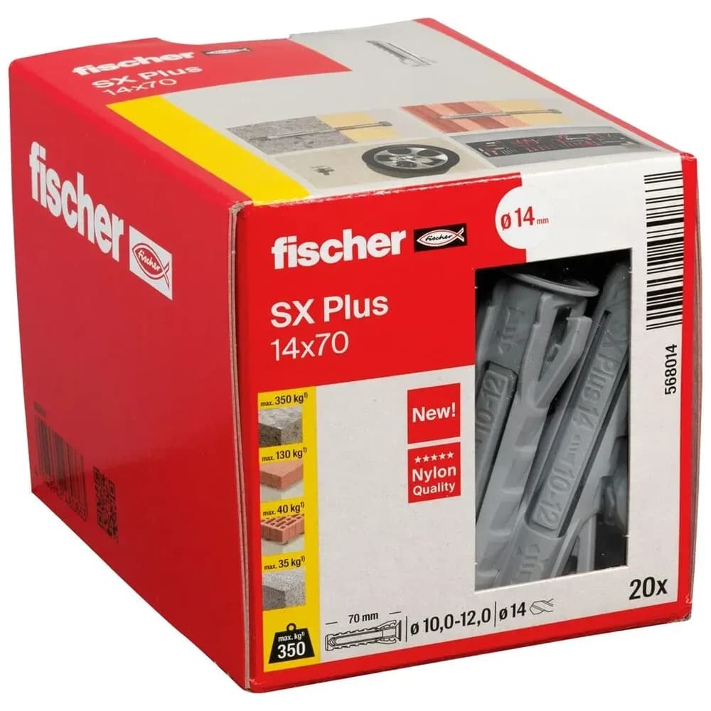 fischer Dübel SX Plus 14x70