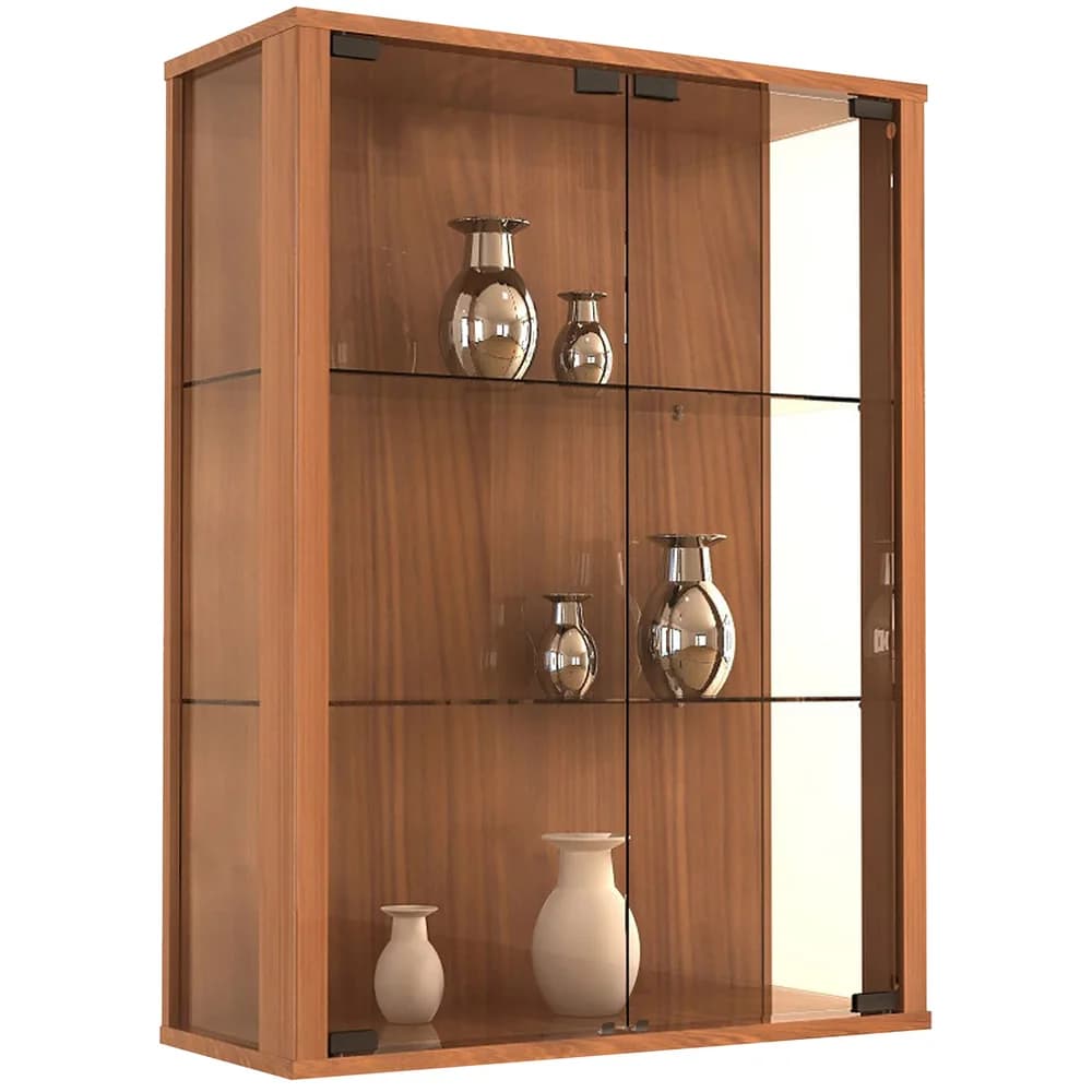 Hängevitrine Udina Nussbaumfarben