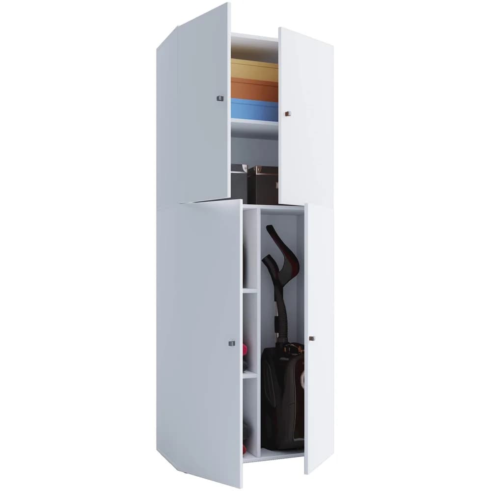 VCM my bath Putzschrank Lona / Weiss