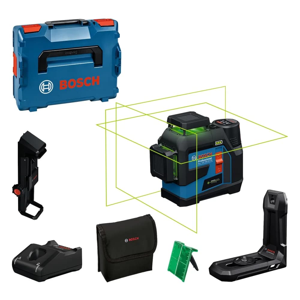 Bosch Linienlaser GLL 12V-100-33 CG mit Zubehör
