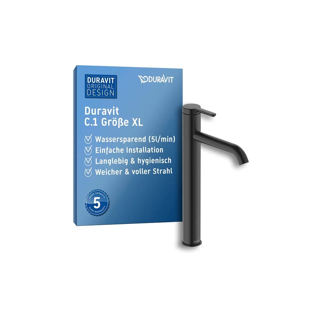 Duravit Spültischarmatur schwarz