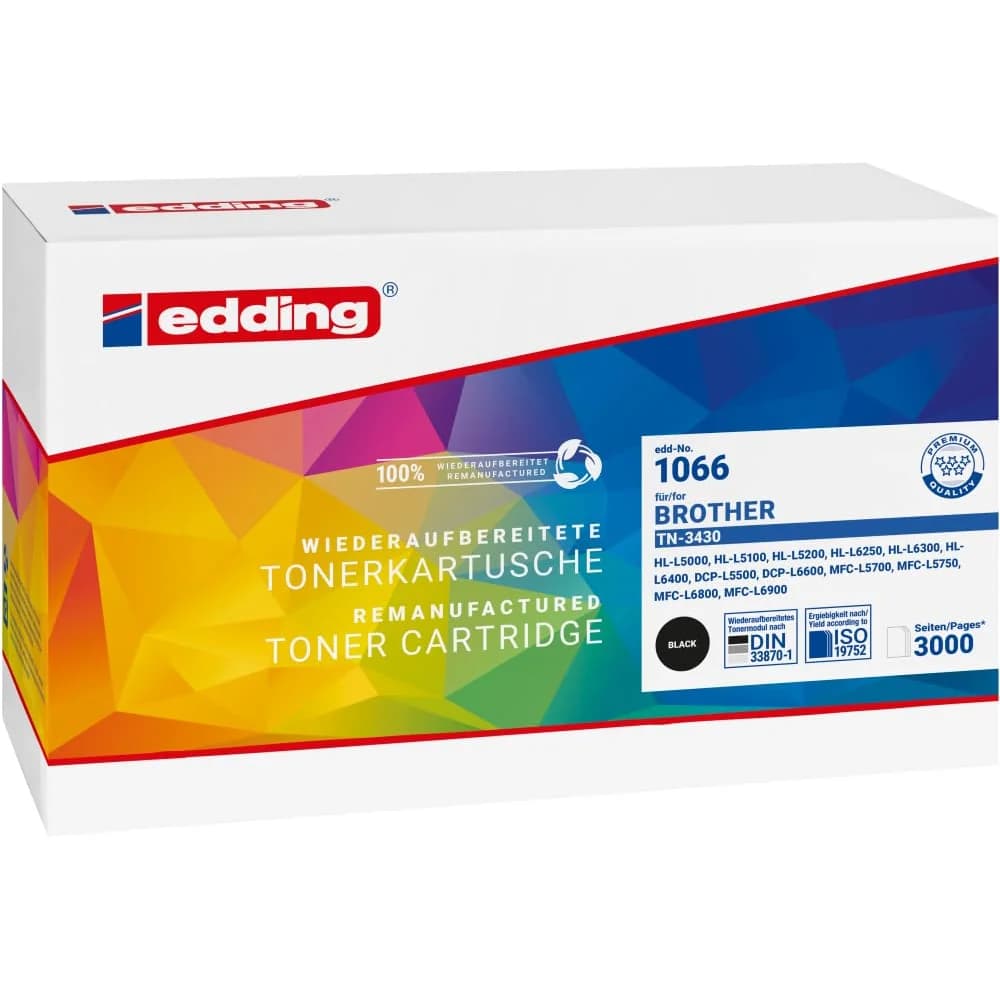 Edding Toner ersetzt Brother »TN-3430« schwarz