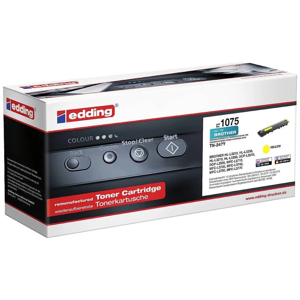Edding Toner ersetzt Brother »TN-247Y« gelb