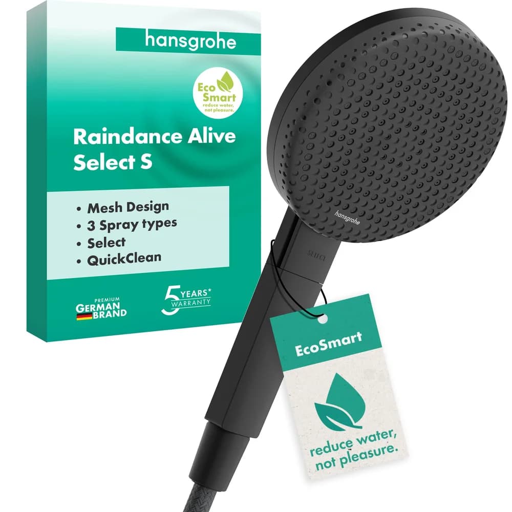 raindance alive select s hand shower 125 3jet ecosmart m