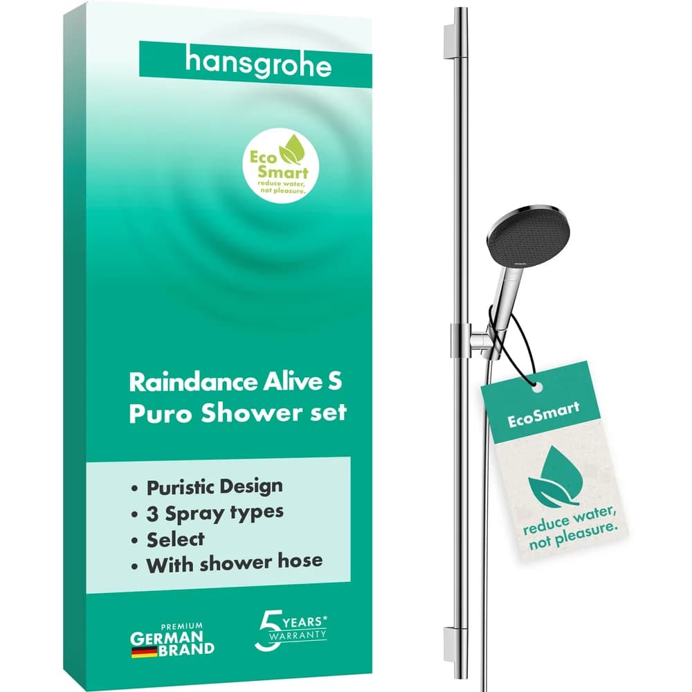 Hansgrohe Brausekombi Raindance Alive Select S Brauseset 900mm Duscharmatur BAD