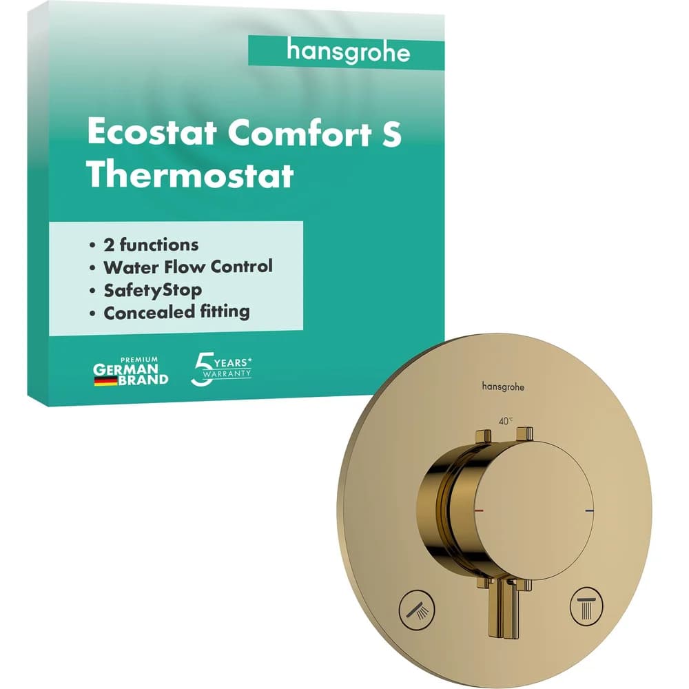HANSGROHE 33715990 Thermostat UP Ecostat Comfort S - Gold